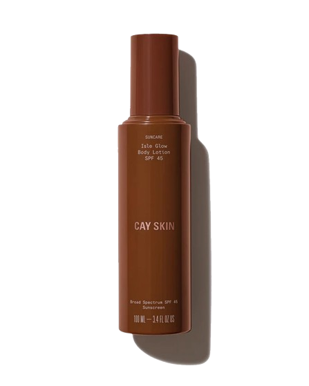CAY SKIN - Isle Glow Body Lotion Sunscreen SPF 45 with Sea Moss and Cocoa Seed Butter
