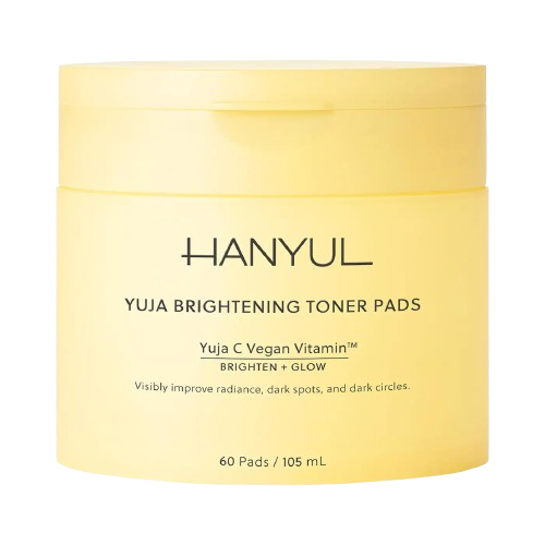 Hanyul - Yuja Brightening Toner Pads with Vitamin C and Niacinamide