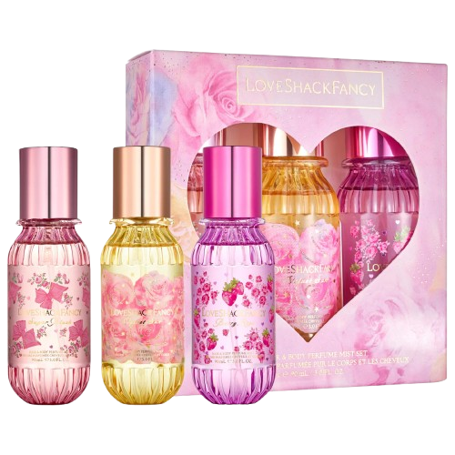 LoveShackFancy - Have My Heart Mini Hair & Body Perfume Mist Set