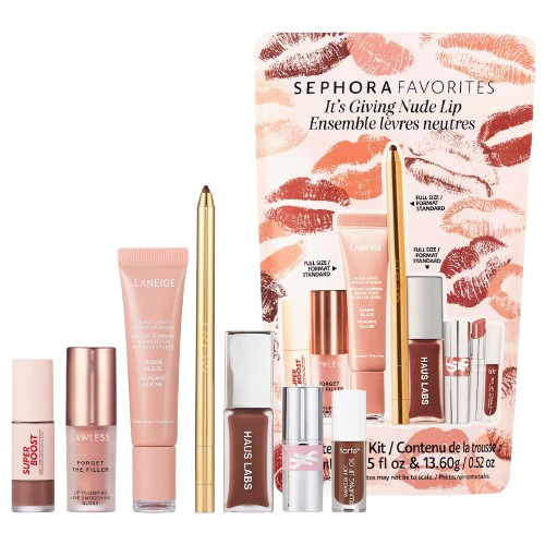 Sephora Favorites - It's Giving Nude Lip Makeup Value Set