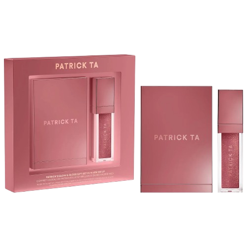 PATRICK TA - Patrick's Glow and Gloss Set: Major Headlines Blush Duo and Plumping Lip Gloss Makeup Gift Set