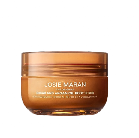 JOSIE MARAN -  Argan Oil + Sugar Balm Exfoliating Body Scrub Jar