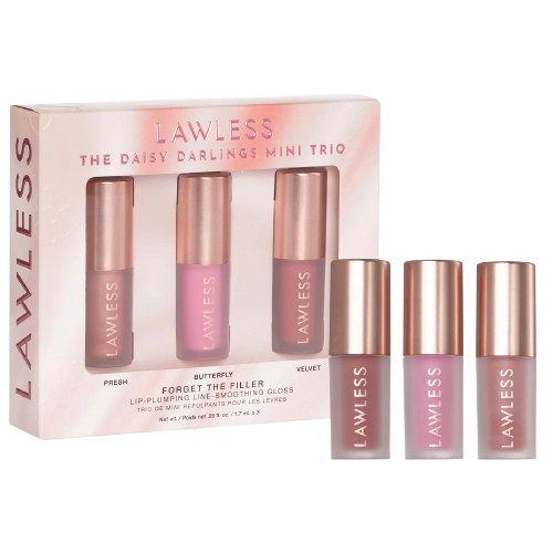 LAWLESS - Mini Daisy Darlings Lip-Plumping Lip Gloss Trio