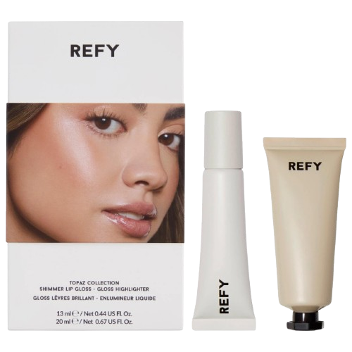 REFY - Topaz Collection: Shimmer Lip Gloss & Liquid Highlighter Set