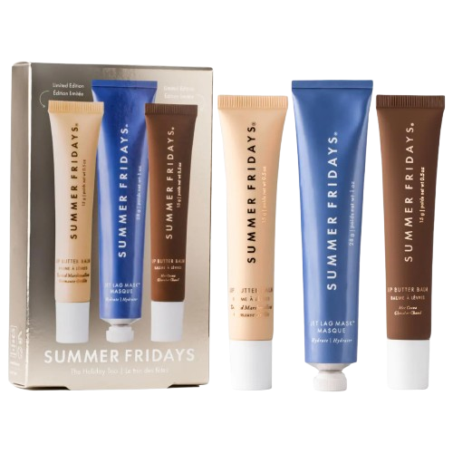 Summer Fridays - The Holiday Trio Set with Lip Butter Balm in Hot Cocoa & Toasted Marshmallow