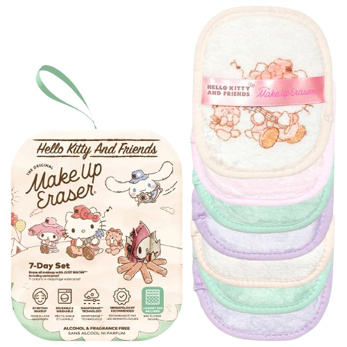 The Original MakeUp Eraser - MakeUp Eraser Hello Kitty Glamping 7-day Set