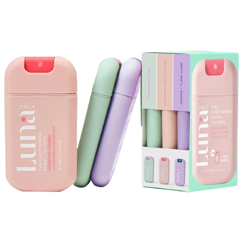 Luna Daily - The Everywhere Spray-to-Wipe Mini Trio Holiday Set