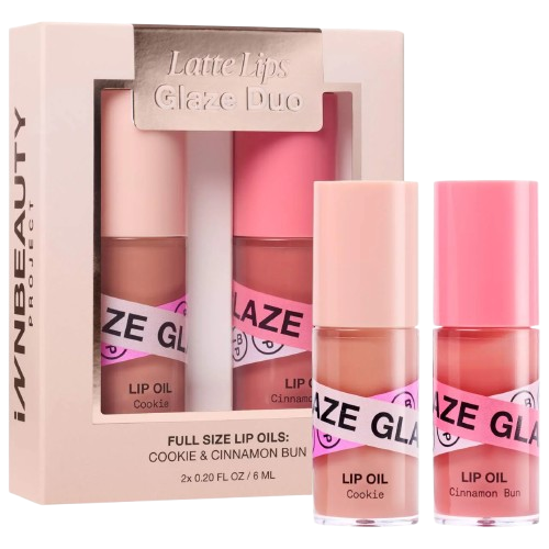 INNBEAUTY Project - Latte Lips Lip Oil Glaze Duo