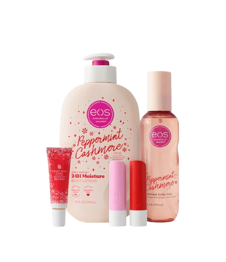 EOS - Cozy Candy Cane Skincare Bundle