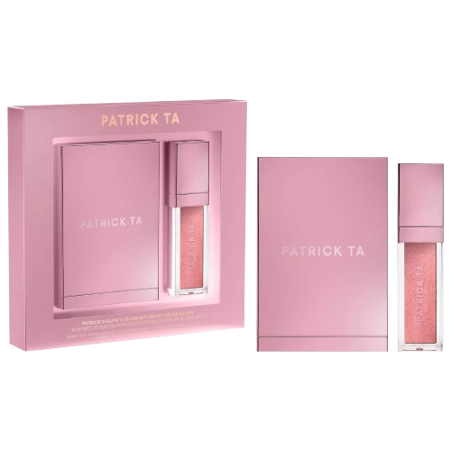 PATRICK TA - Patrick's Glow and Gloss Set: Major Headlines Blush Duo and Plumping Lip Gloss Makeup Gift Set